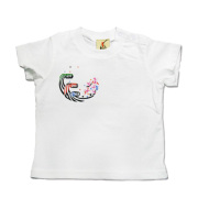 沖縄 Tシャツ 親子お揃い キッズ ペア お土産 半袖 綿100% コットン JAM MARKET 海の中