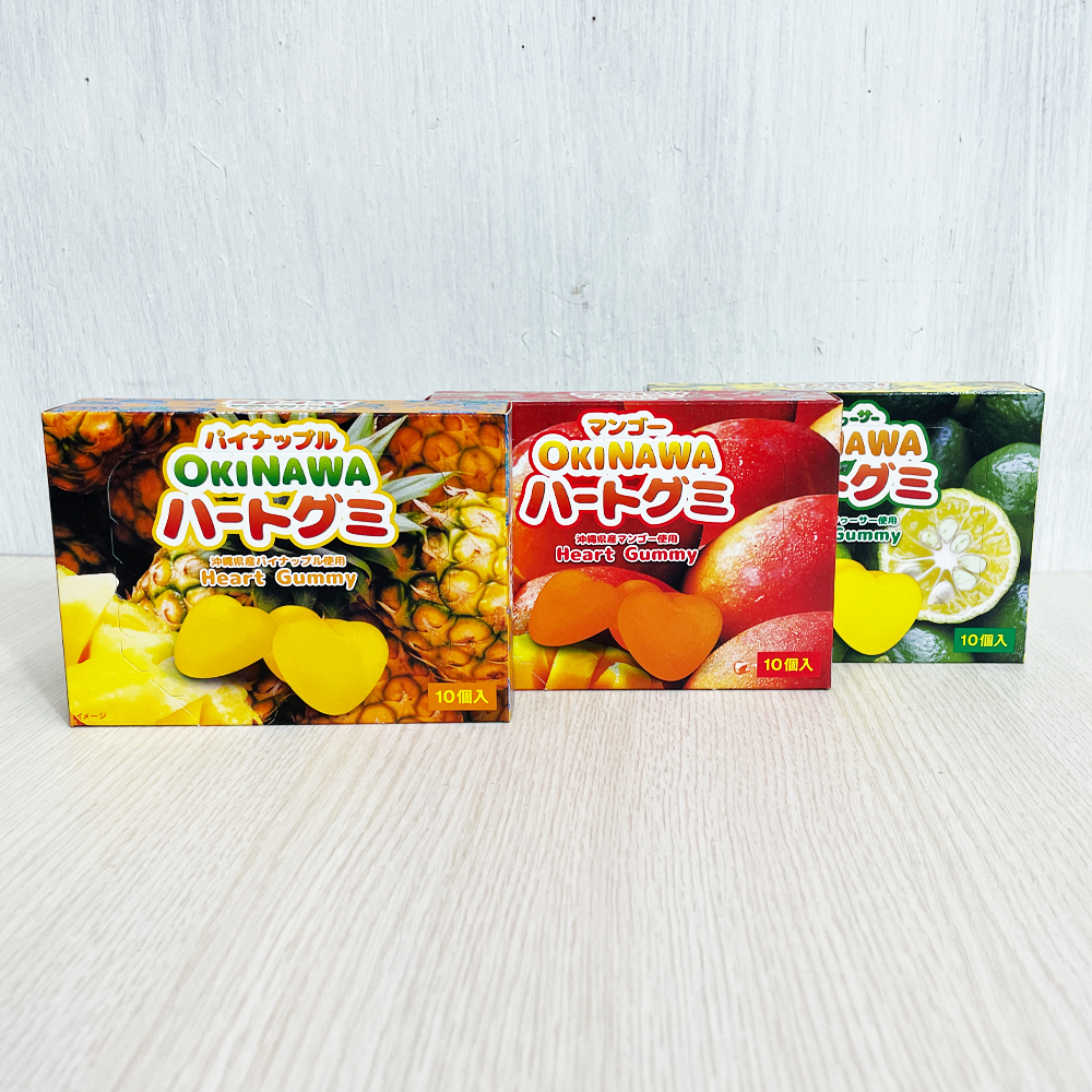 グミ グミキャンディ 沖縄 フルーツ HeartGummy OKINAWA ハートグミ 10