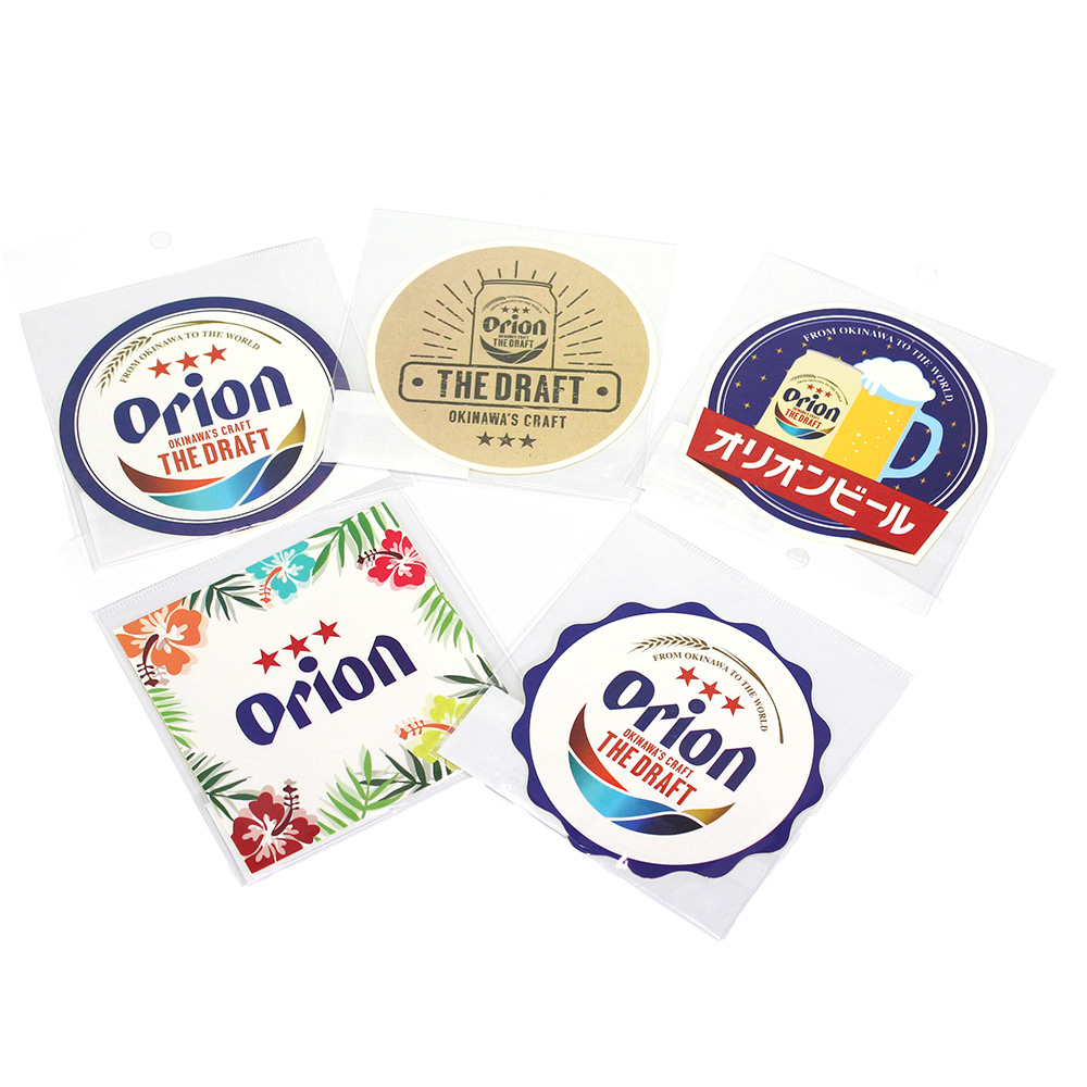 雑貨 沖縄 お土産 沖縄限定ステッカー 旅行記念 オリオンビール コラボ オリオンステッカー