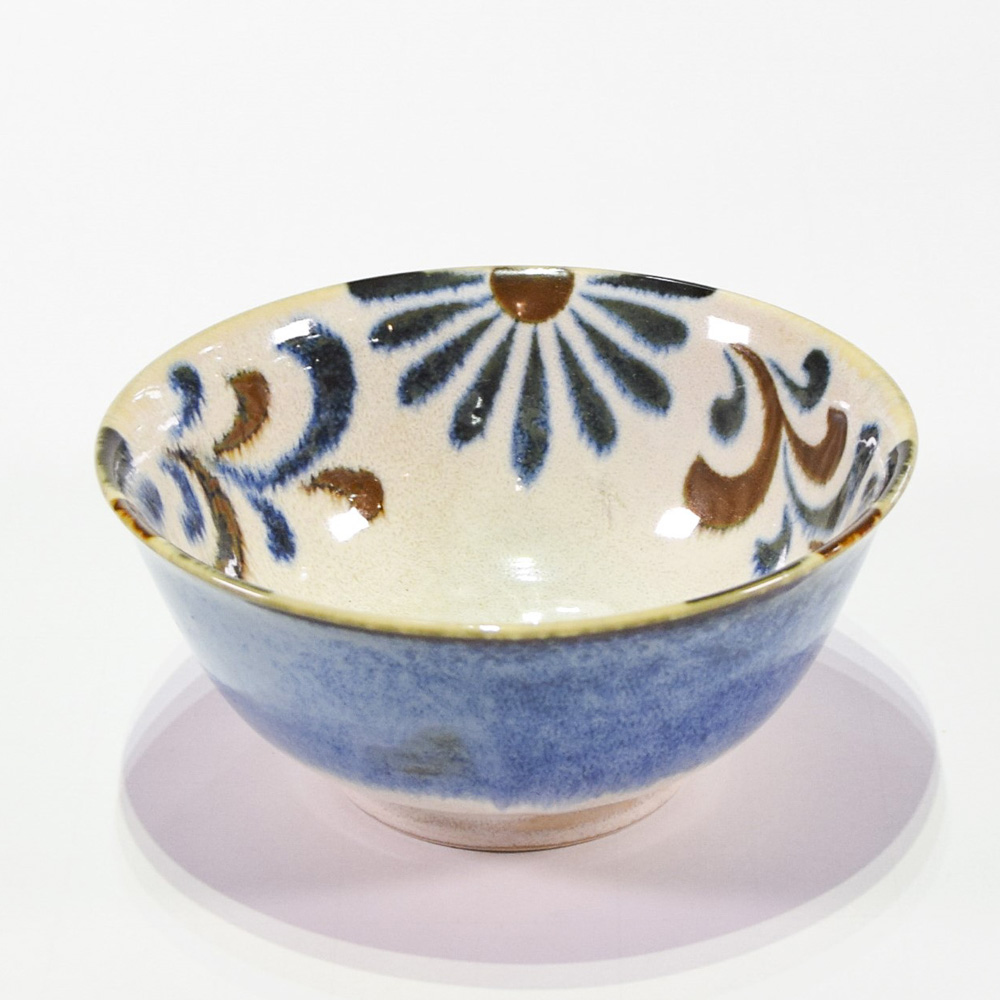 沖縄 お皿 食器 お土産 お取り寄せ 南国 かりゆし やちむん 和食器 中鉢 おしゃれ 贈り物 贈答品 南国風食器 かりゆしシリーズ 4.8多用丼