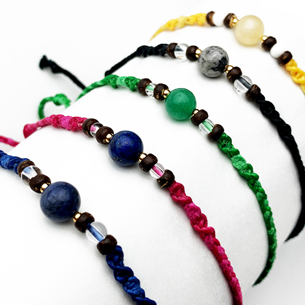 琉球貝殻ネックレス ハンドメイド 麻染ウール ブレスレット ミサンガ お守り Amazon | [くば笠屋] ミサンガ ブレスレット アンクレット