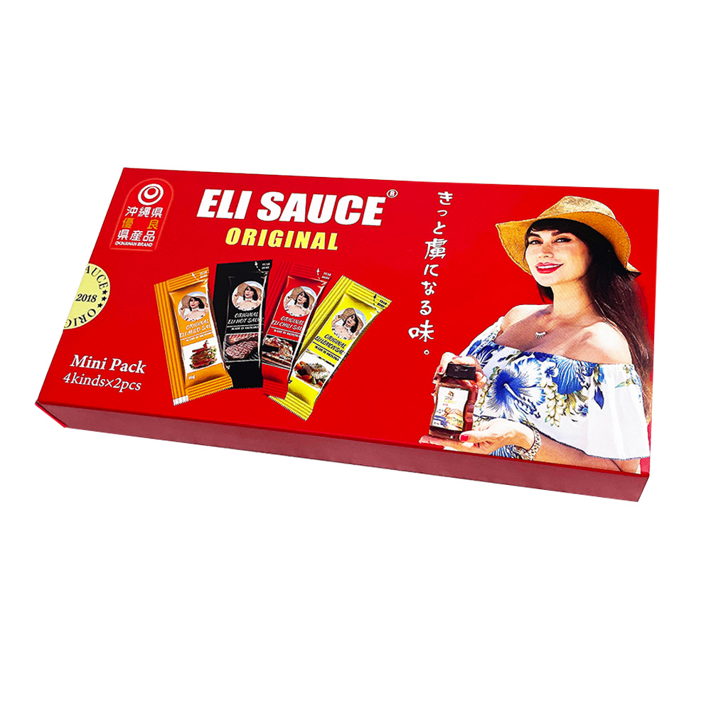エリソース 4種類×2セット 沖縄 お土産 万能のたれ ソース 万能調味料 うまいたれ マイルド×2 ホット×2 チリ×2 レモン×2 10ml