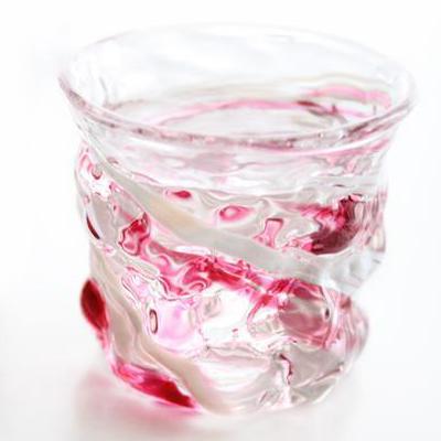 琉球ガラスのおちょこ/残波ぐいのみグラス/源河