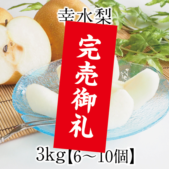 2024幸水梨完売アイコン