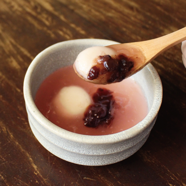 とろりご褒美くずゆ 葛月[さくらもち] 1食入 | 吉野本葛 天極堂