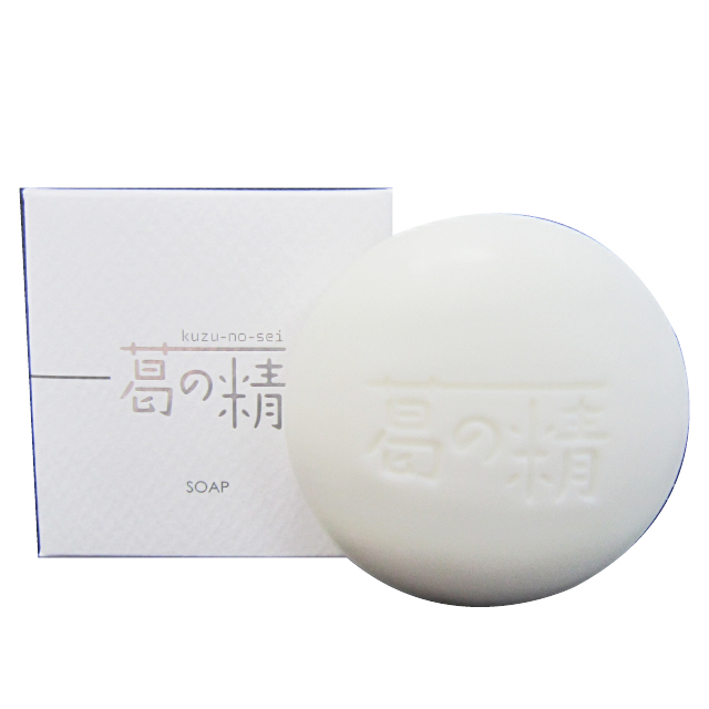 新発売 吉野本葛 古稀 とカッコンエキスを配合したしっとりなめらかな洗顔石鹸