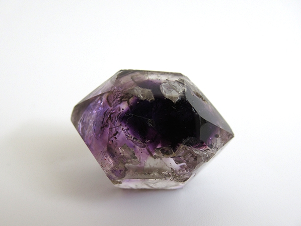 アメジストエレスチャルクォーツ ポリッシュ ポイント マダガスカル産 天然石