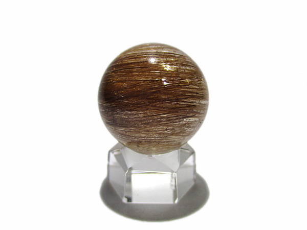 高品質 ルチルクォーツビーズ 水晶 約20mm 天然石販売/鬮石