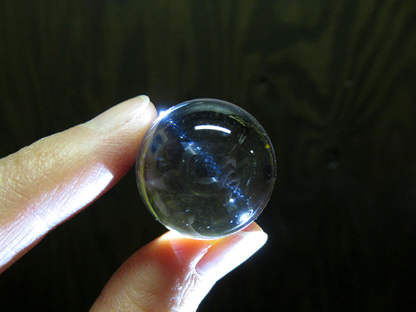 ブルースタークォーツ 水晶 丸玉 天然石