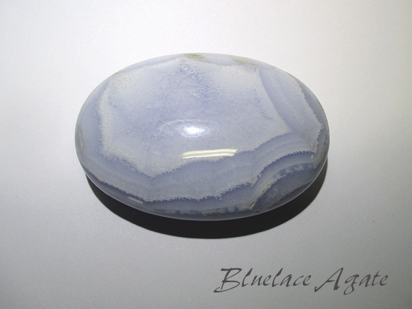 ブルーレースアゲート（ブルーカルセドニー）ポリッシュ磨き