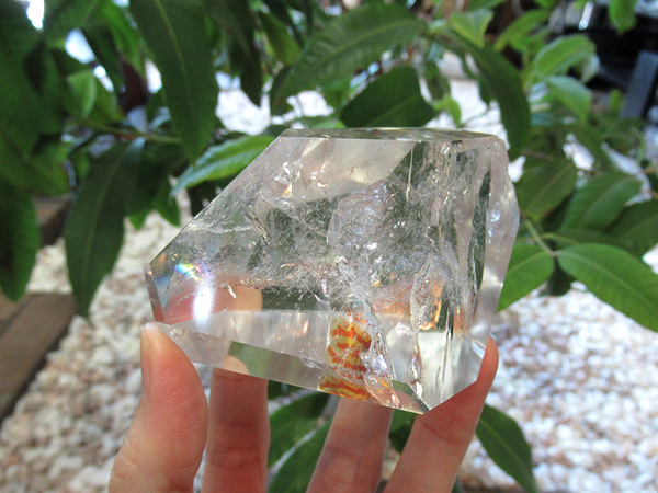 ブラジル産 高品質 ガーデン クォーツ 原石ポリッシュ 水晶
