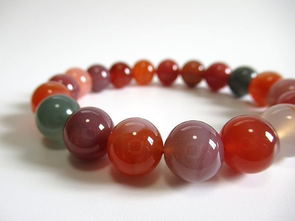 ミックスカルセドニー ブレスレット