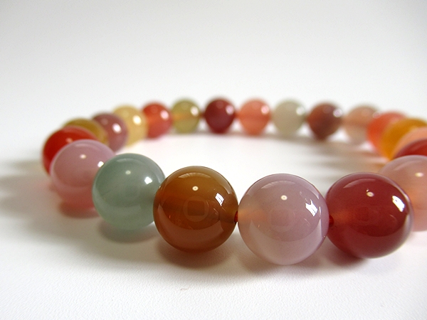 ミックスカルセドニー ブレスレット