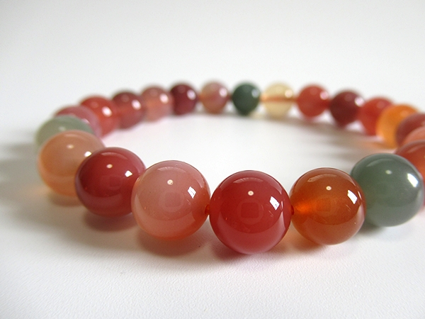 ミックスカルセドニー ブレスレット