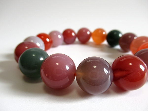 ミックスカルセドニー ブレスレット