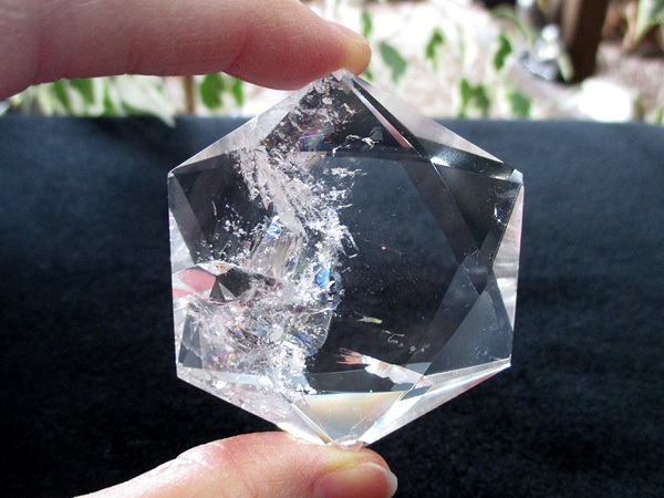 高品質 天然水晶 ヘキサグラム 六芒星 ダビデの星 天然石専門店 販売