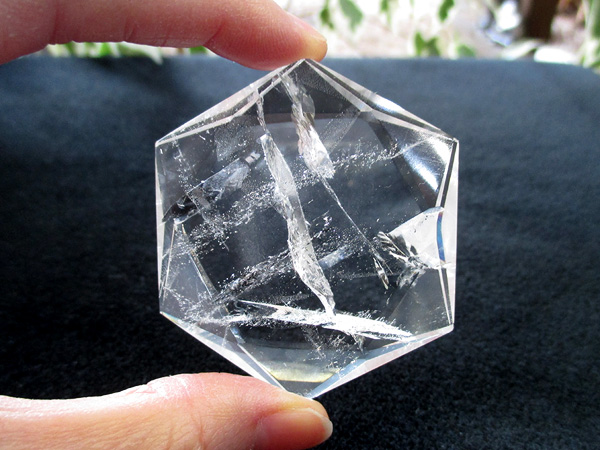 高品質 天然水晶 ヘキサグラム 六芒星 ダビデの星 天然石専門店 販売