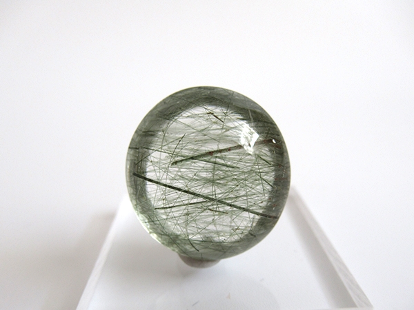 アクチノライトインクォーツ ルース ブラジル 天然石