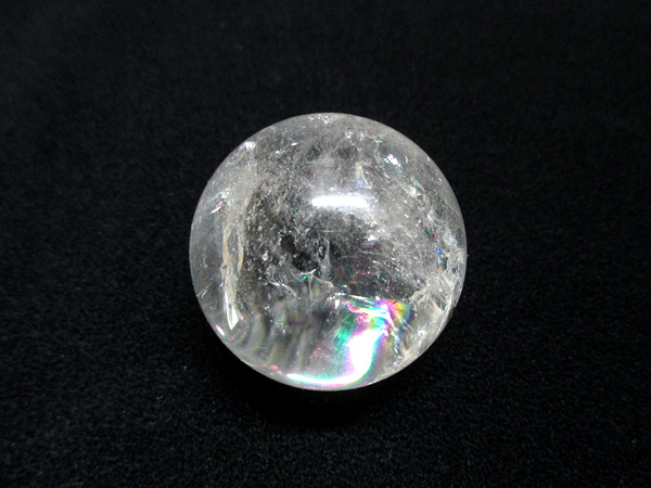 レインボークォーツ 天然水晶 丸玉 天然石専門店 販売