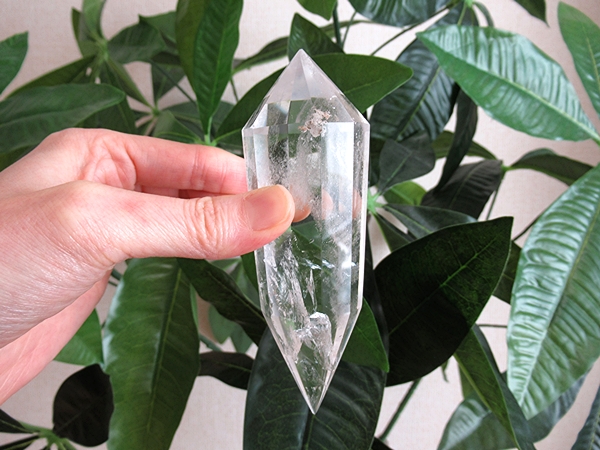 コリント産 ミナスジェライス州 ヴォーゲルワンド 両剣水晶 ダブルポイント