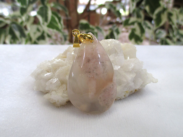 チェリーブロッサムアゲート/桜メノウ/ペンダントトップ/通販/販売 | 天然石専門店【鬮石】