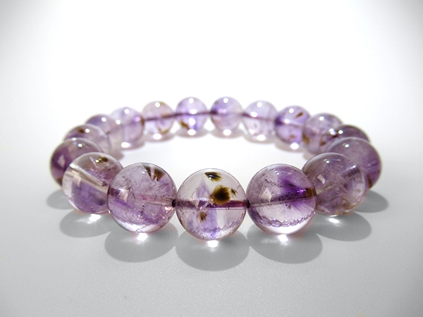 ゲーサイトインアメジストエレスチャル ブレスレット