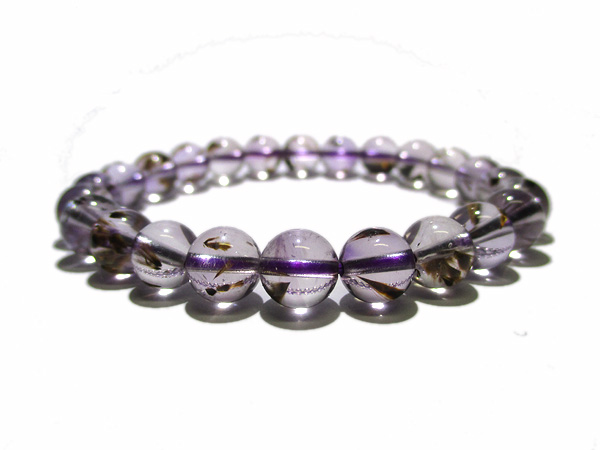 ゲーサイトインアメジストエレスチャルブレスレット 天然石アクセサリーの通販 販売専門店 鬮石
