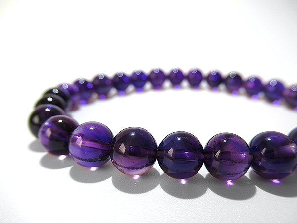 アメジストエレスチャル ブレスレット