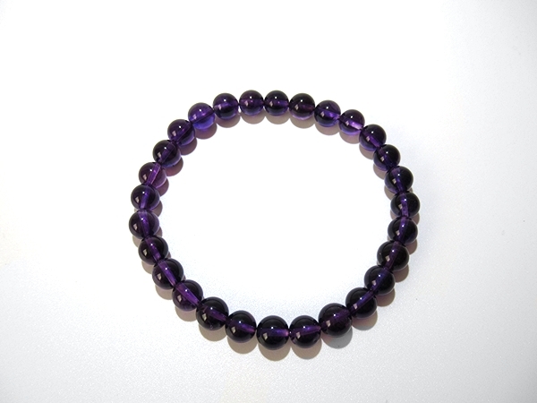 アメジストエレスチャル ブレスレット