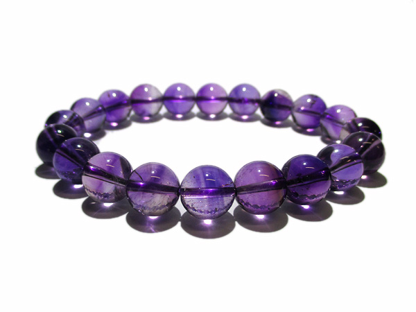 アメジストエレスチャル ブレスレット 販売 天然石専門店【鬮石】