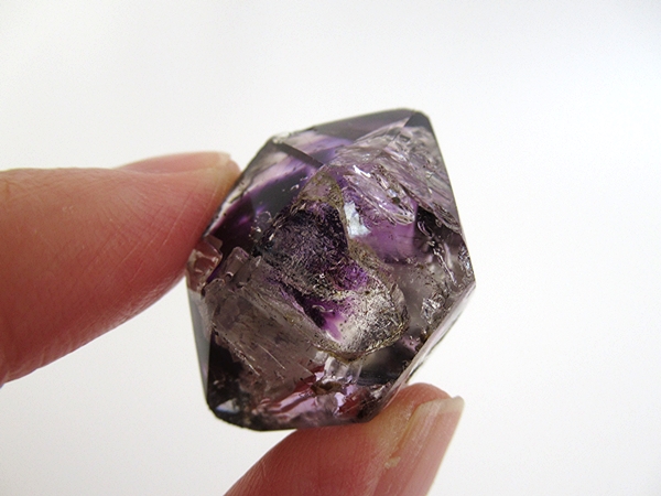 アメジストエレスチャルクォーツ ポリッシュ ポイント マダガスカル産 天然石