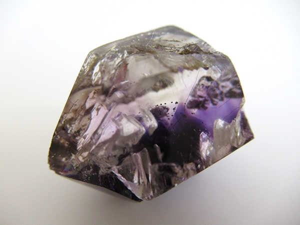 アメジストエレスチャルクォーツ ポリッシュ ポイント マダガスカル産 天然石