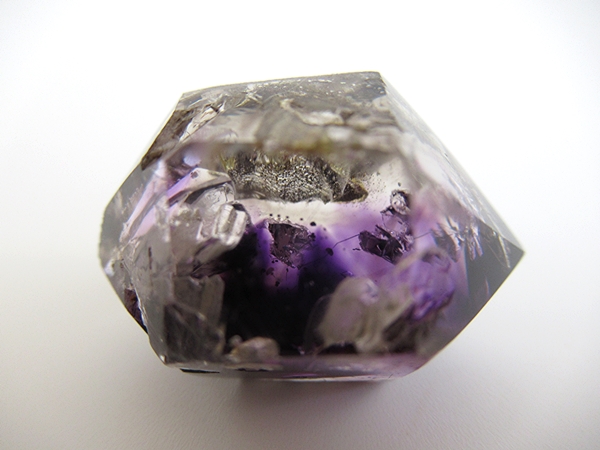 アメジストエレスチャルクォーツ ポリッシュ ポイント マダガスカル産 天然石
