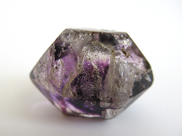 アメジストエレスチャルクォーツ ポリッシュ ポイント マダガスカル産 天然石