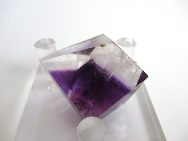 アメジストエレスチャルクォーツ ポリッシュ ポイント マダガスカル産 天然石
