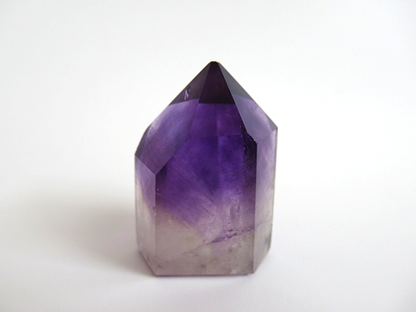 アメジストエレスチャルクォーツ ポリッシュ ポイント マダガスカル産 天然石