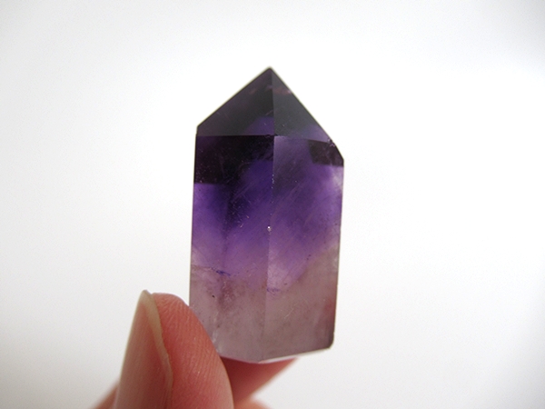 アメジストエレスチャルクォーツ ポリッシュ ポイント マダガスカル産 天然石