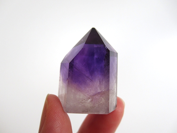 アメジストエレスチャルクォーツ ポリッシュ ポイント マダガスカル産 天然石