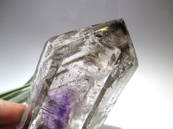 水入りアメジストエレスチャル（スーパーセブン）原石ポリッシュ  