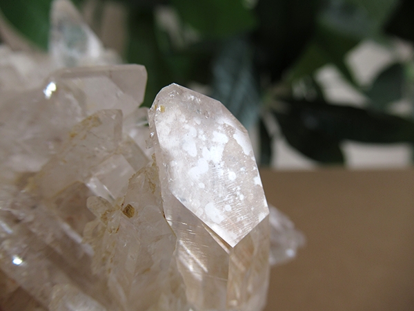 アーカンソー州産 アデュラリアインクォーツ 原石 水晶クラスター