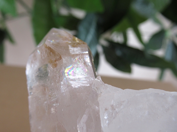 アーカンソー州産 アデュラリアインクォーツ 原石 水晶クラスター