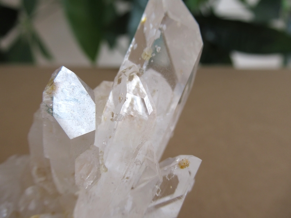 アーカンソー州産 アデュラリアインクォーツ 原石 水晶クラスター