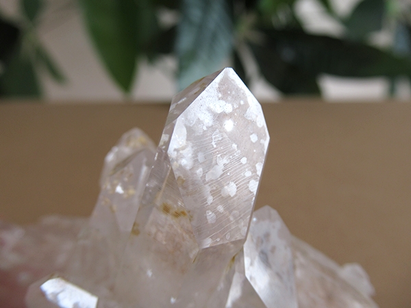 アーカンソー州産 アデュラリアインクォーツ 原石 水晶クラスター