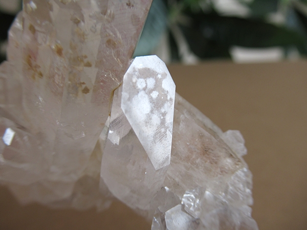 アーカンソー州産 アデュラリアインクォーツ 原石 水晶クラスター