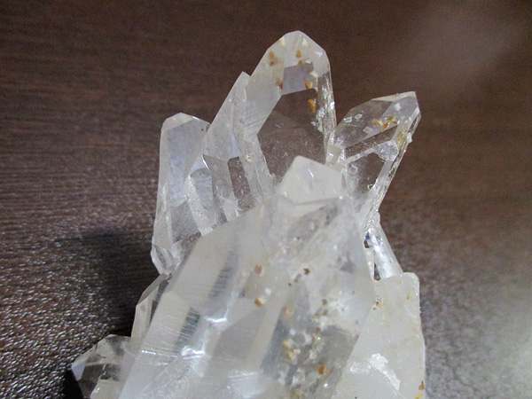 希少品】 アデュラリア（氷長石） in 水晶クラスター タイムリンク