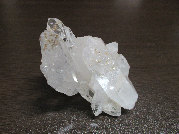 希少品】 アデュラリア（氷長石） in 水晶クラスター タイムリンク