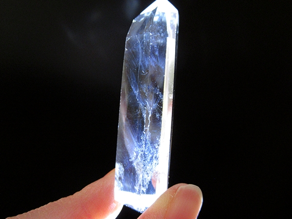 ブルーニードル ハイダウェイクォーツ エンジェルラダー 天然水晶
