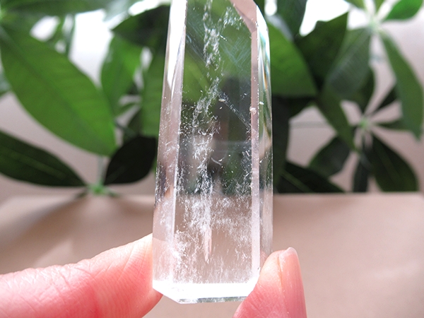 ブルーニードル ハイダウェイクォーツ エンジェルラダー 天然水晶