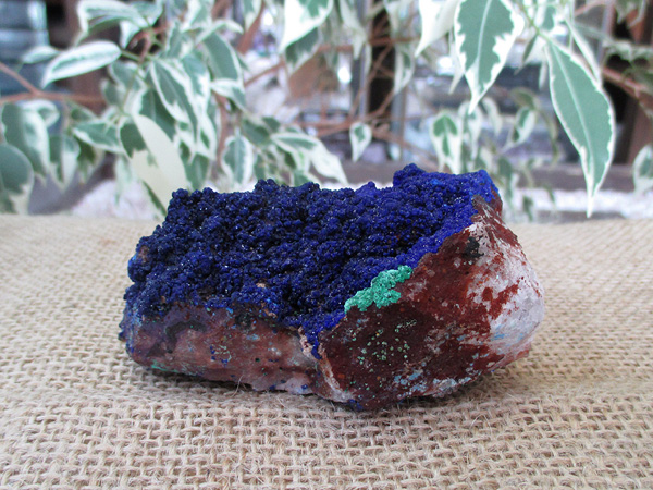 アズライト 藍銅鉱 重約95g 鑑賞石 原石 鉱物 鉱石 アズライト（藍銅鉱