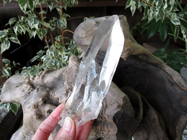 ブラジルバイーア州産　レムリアンシードクリスタル GOLD STONE レムリアンシード 水晶 ポイント 原石 ブラジル